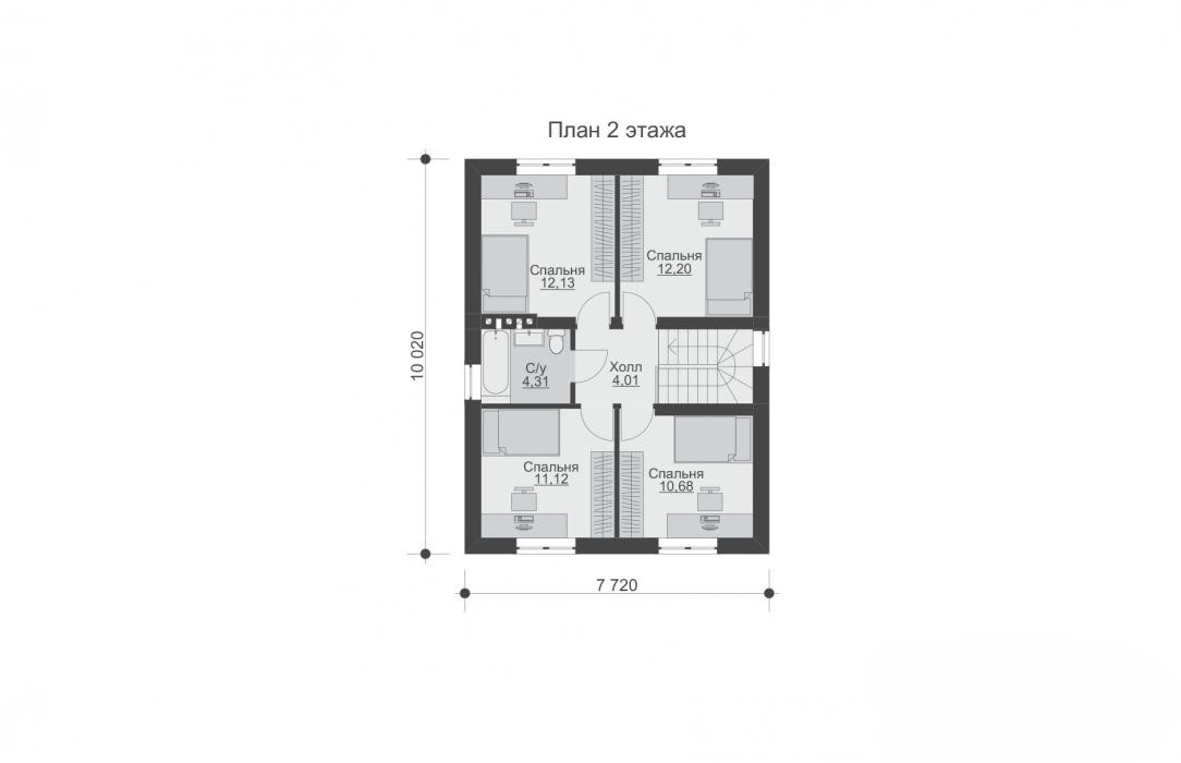 2-ci mərtəbə planı